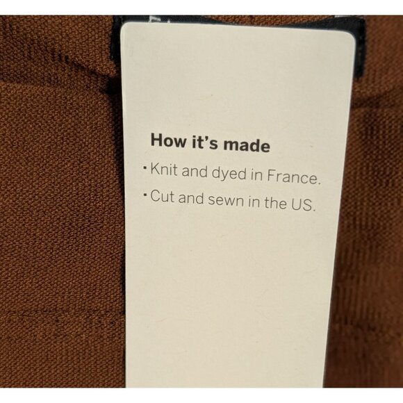 Eileen Fisher Womens 1X Nutmeg Slim Ankle Pants Stretch Crepe French Knit nwt - Picture 5 of 16